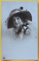 Preview: AK Frau mit Hut / um 1910-1930 / Hutmode, Kleid