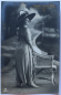 Preview: AK Frau mit Hut – Jupe Culotte / 1910-1930 / Hutmode, Kleid