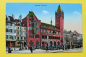 Preview: Ansichtskarte Basel / Marktplatz und Rathaus / 1907 / Markttag – Kaffeerösterei – Marktstände