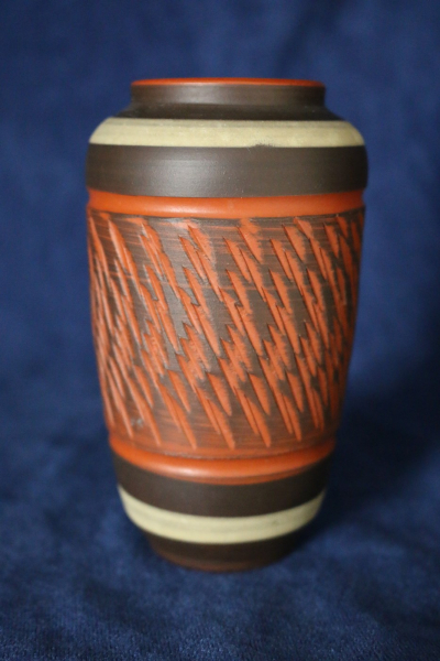 Klinker-Optik Vase / 1970er / WGP