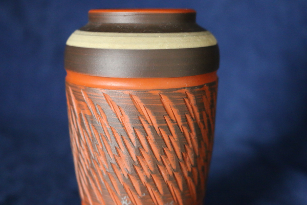 Klinker-Optik Vase / 1970er / WGP