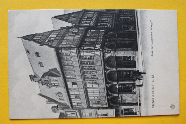 AK Frankfurt am Main / Haus zur Goldenen Waage / um 1900